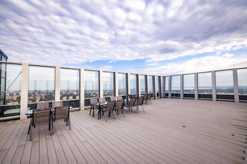 Hanza Tower Lux Sauna&Pool Stettin Exterior foto